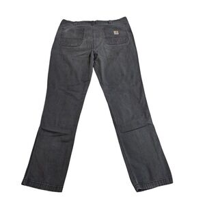 Carhartt Straight Fit Work Pants Carpenter Jeans‎ Gray Size 40x34